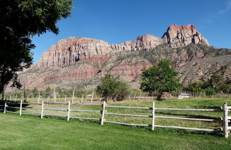 Zion National Park berg, Kalifornien, USA